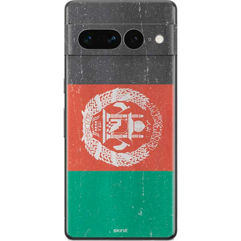 Afghanistan Flag Distressed Google Pixel 7 Pro Skin